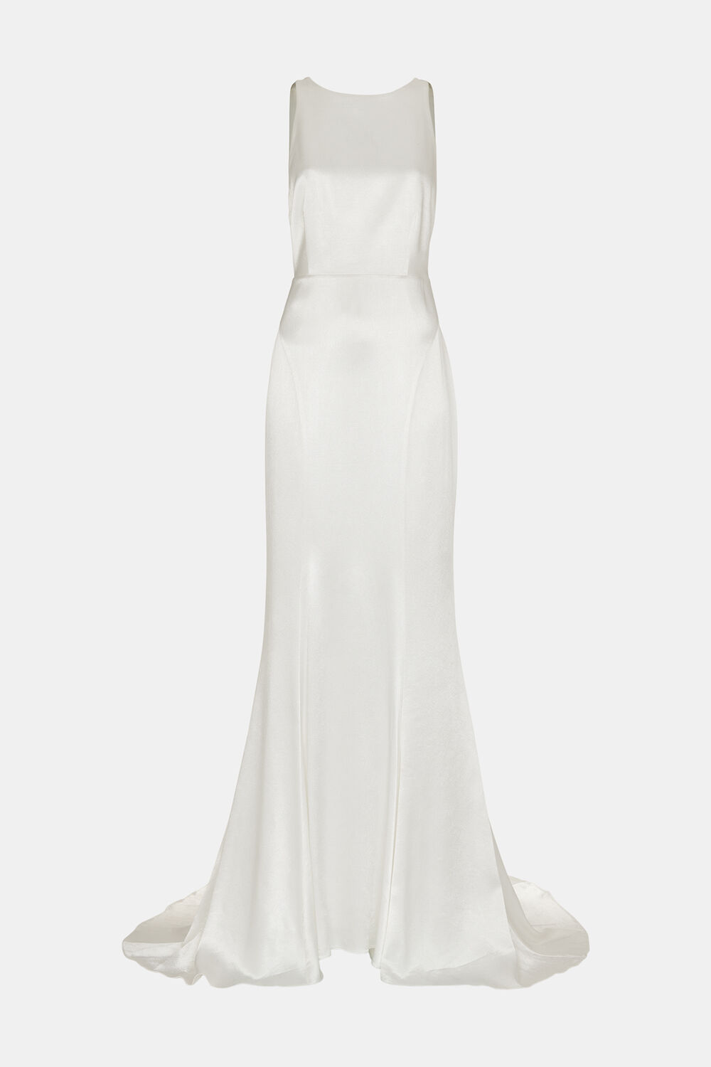 Ivory Lina Satin Wedding Dress