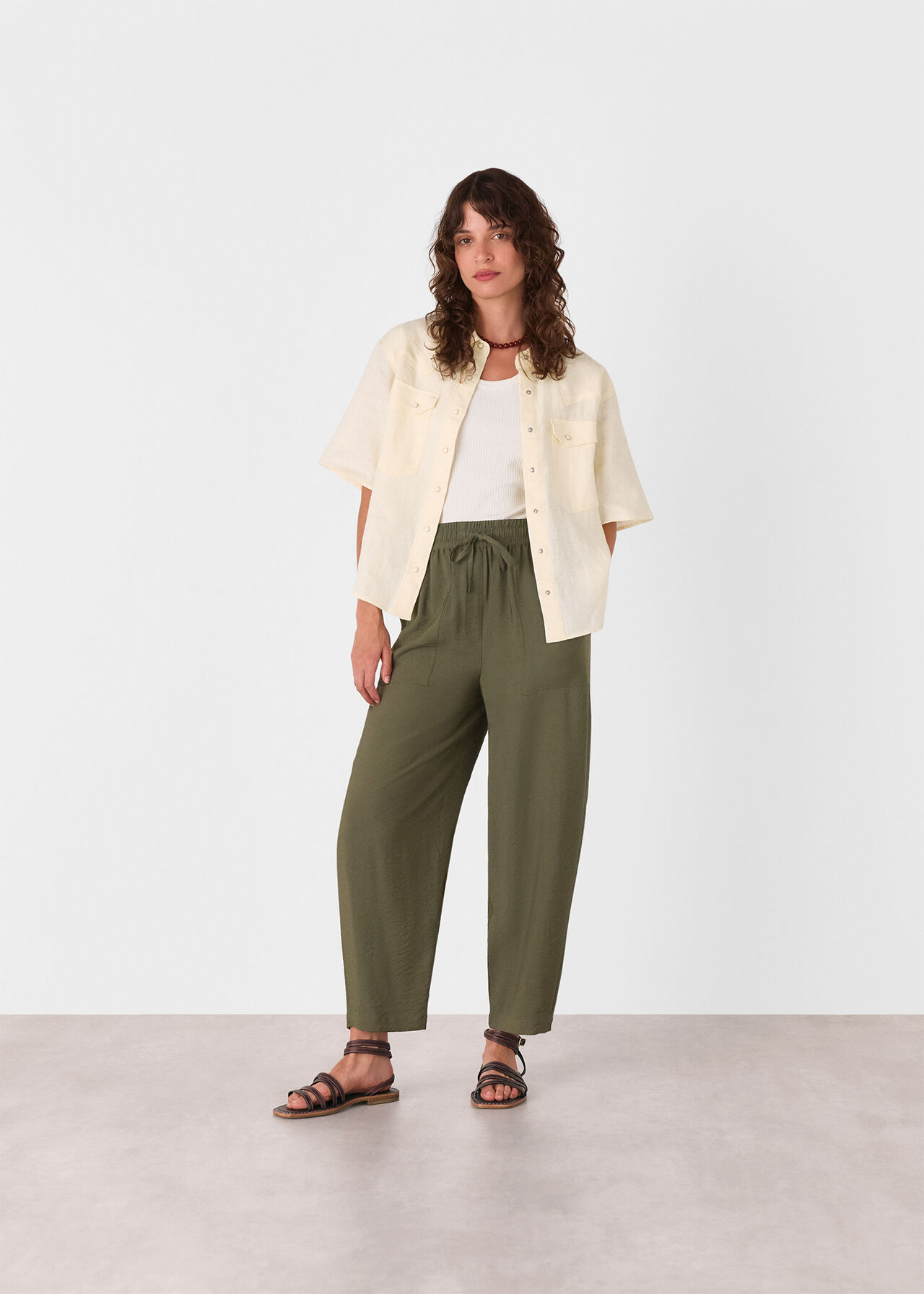 Tie Waist Trouser