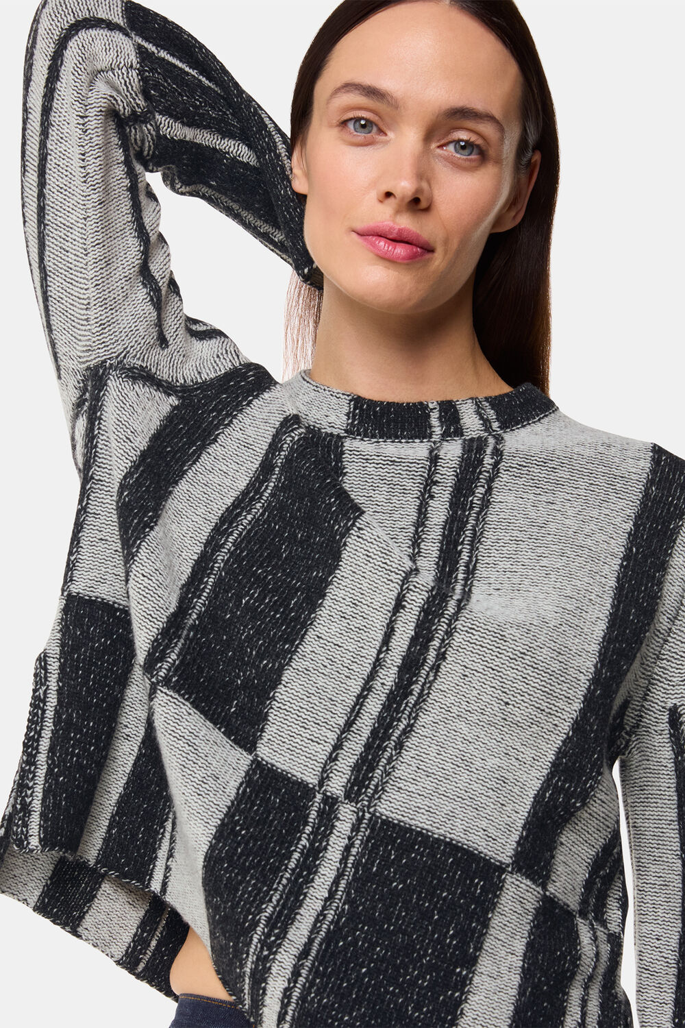 Block Stripe Wool Knit