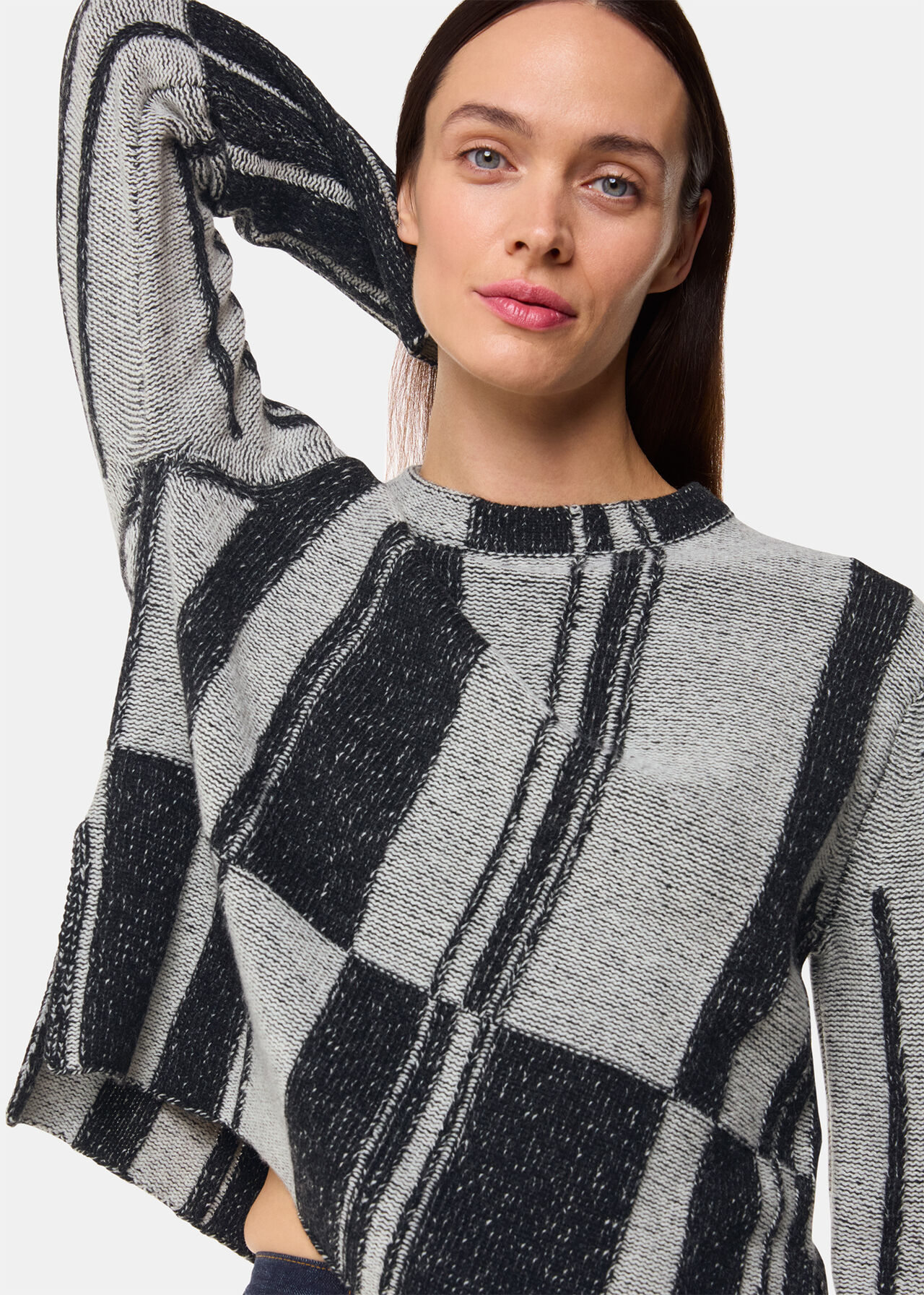Block Stripe Wool Knit