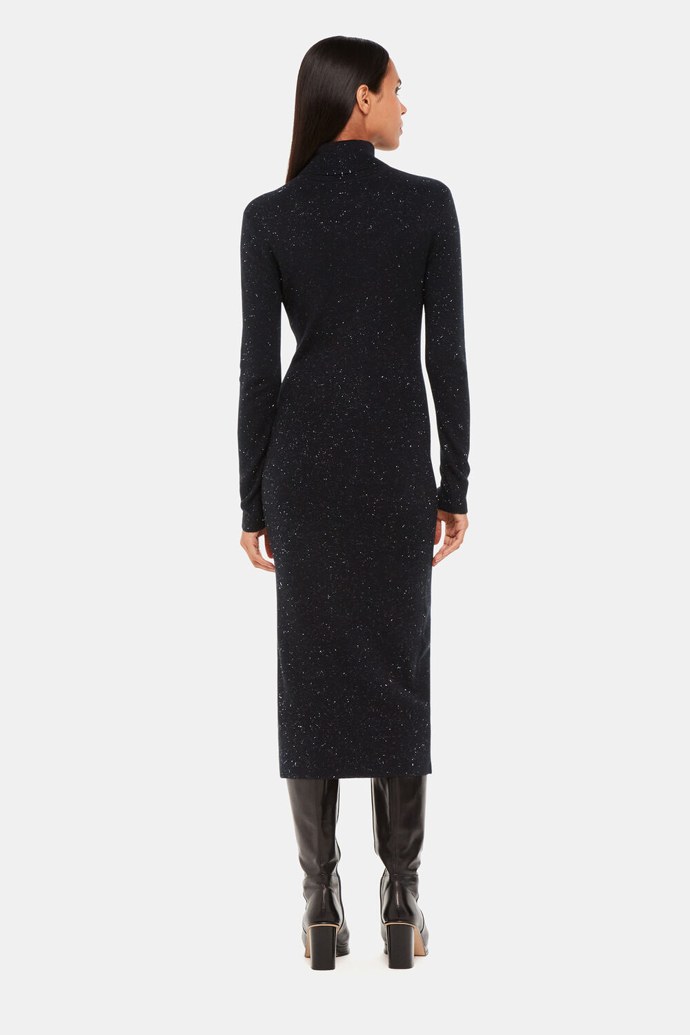 Annie Sparkle Roll Neck Dress