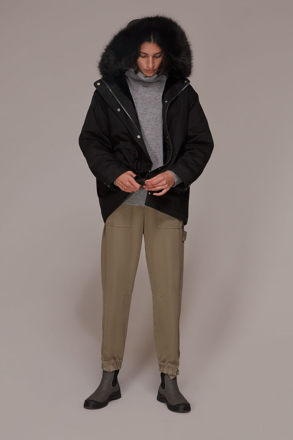 Gracie Faux Fur Parka
