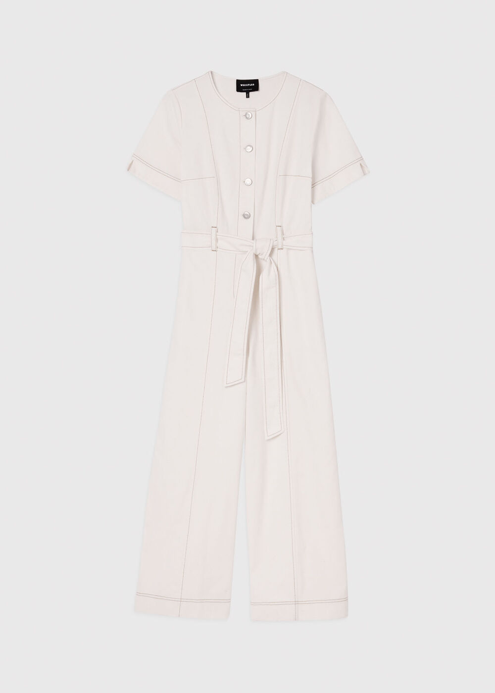 Button Down Jumpsuit