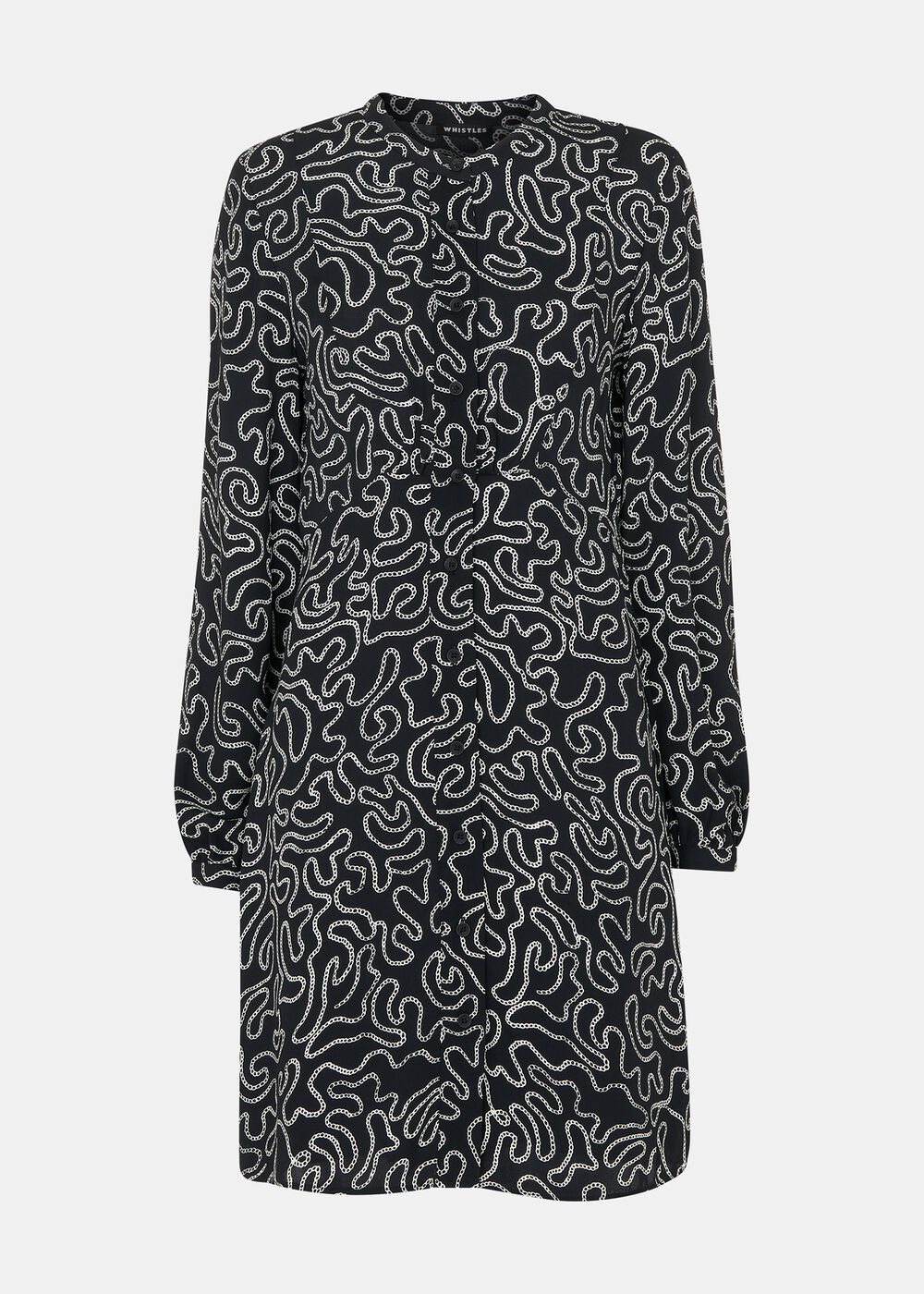 Chain Print Flippy Dress