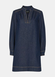 Long Sleeve Shift Mini Dress