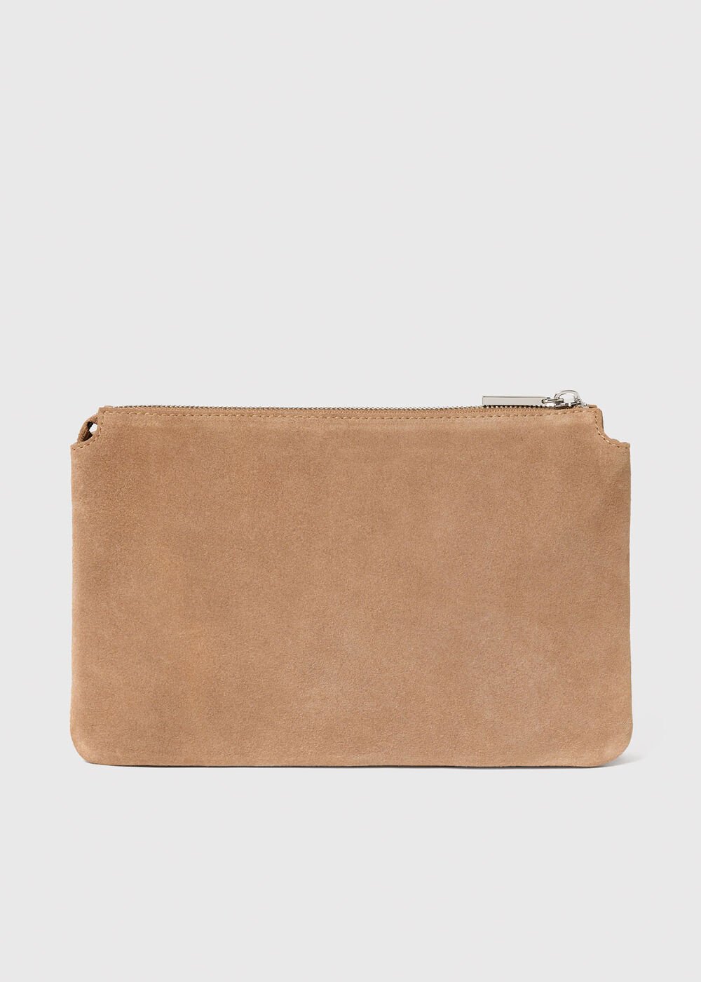 Elita Suede Pouch Clutch