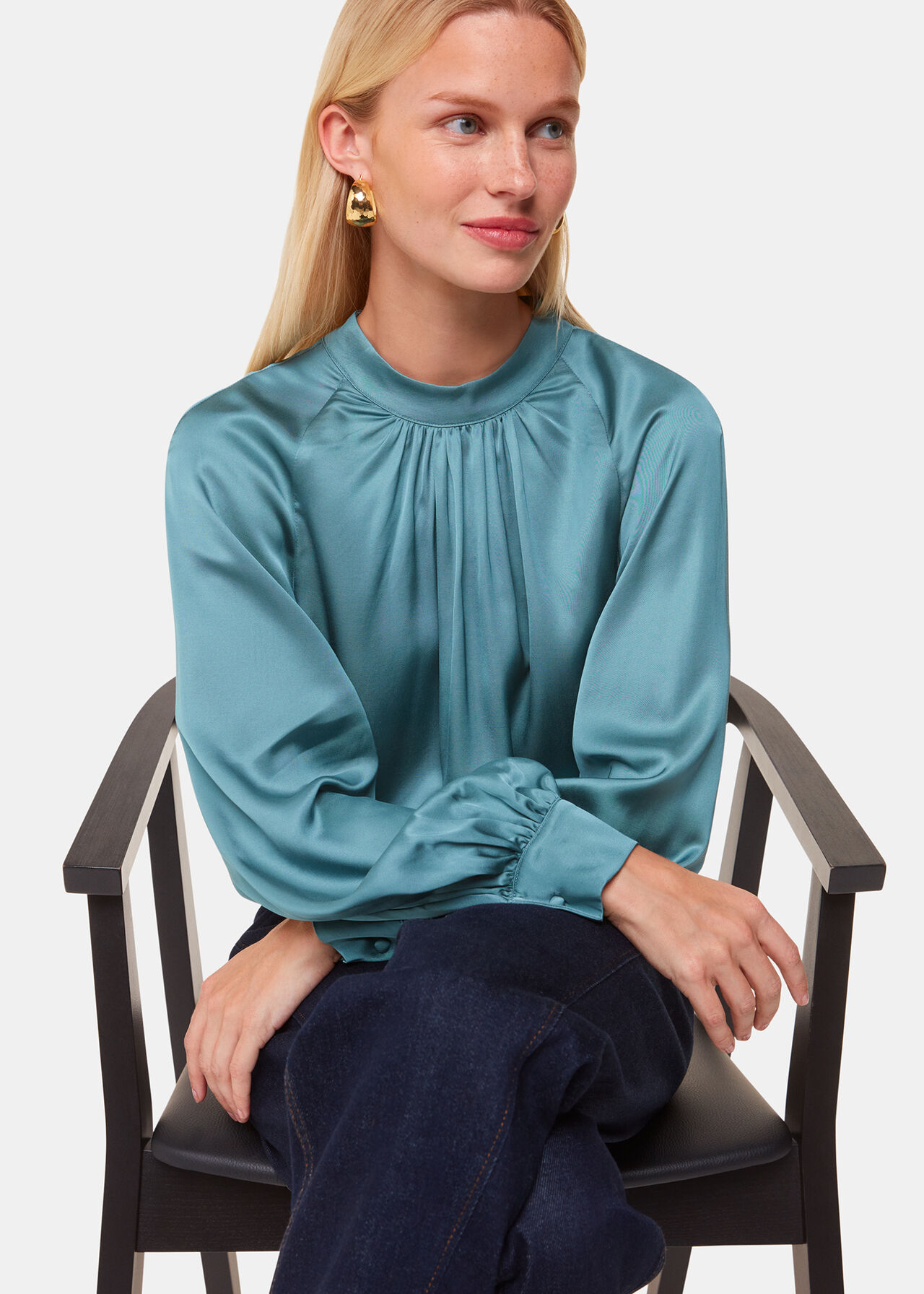 Lea Satin Blouse