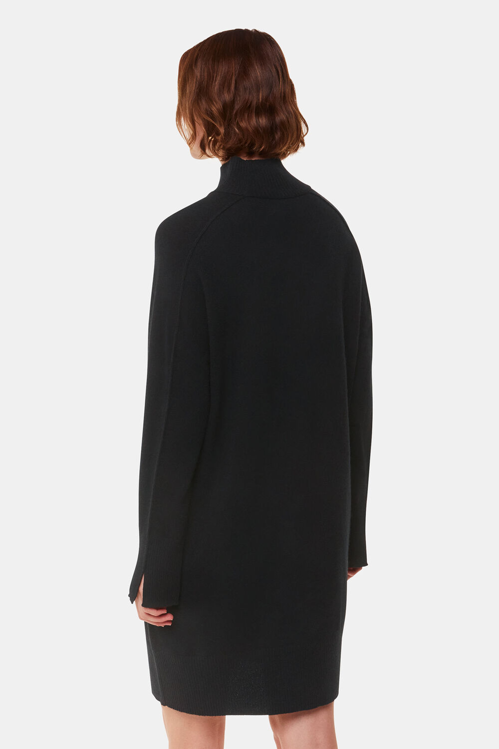 Cashmere Funnel Neck Dress
