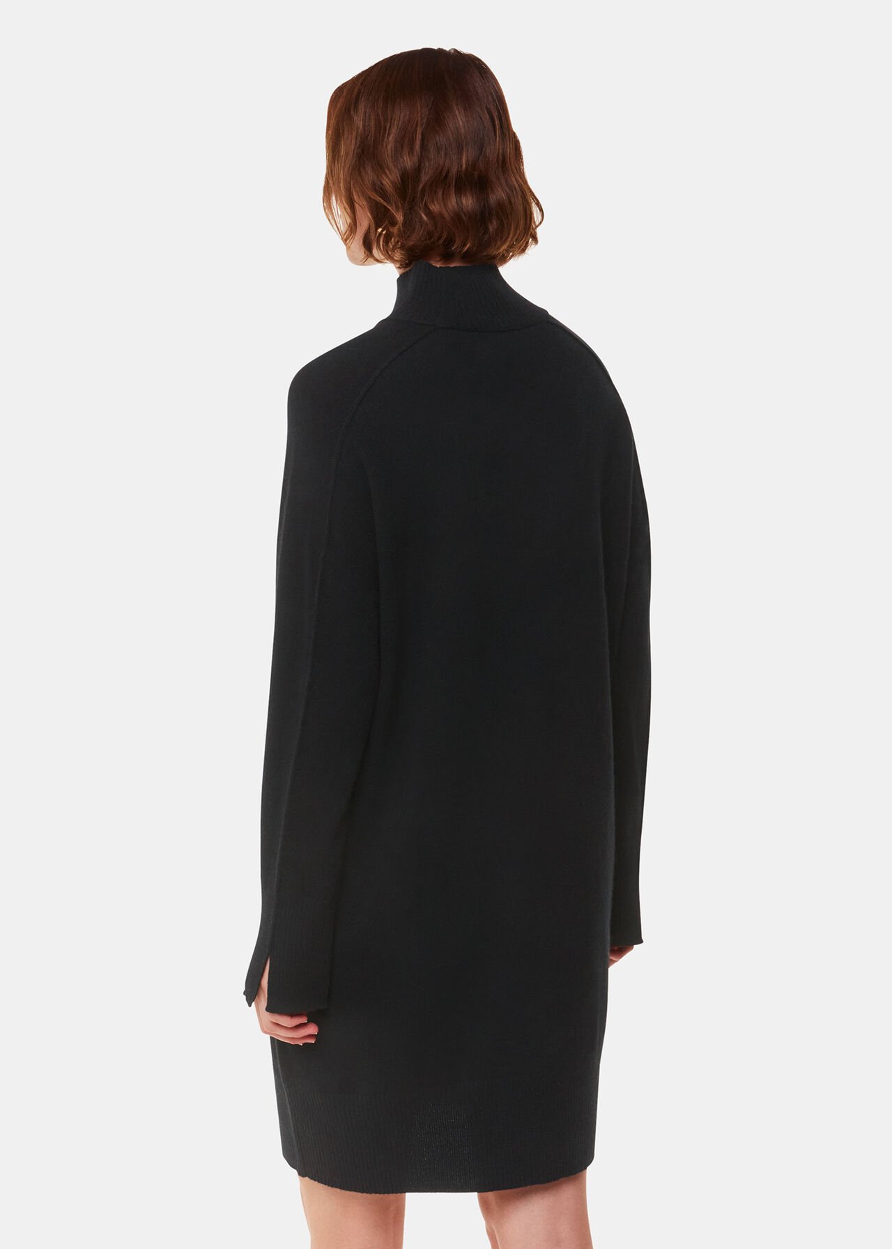 Cashmere Funnel Neck Dress