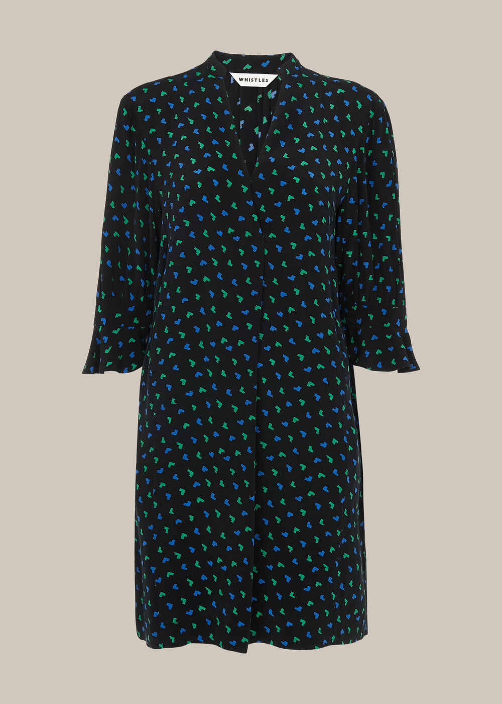 Heart Ikat Sonia Dress Multicolour