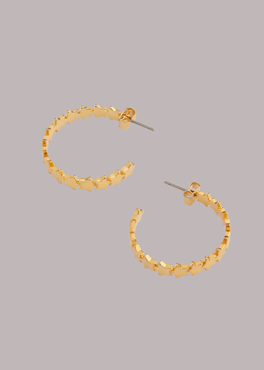 Large Star Hoop