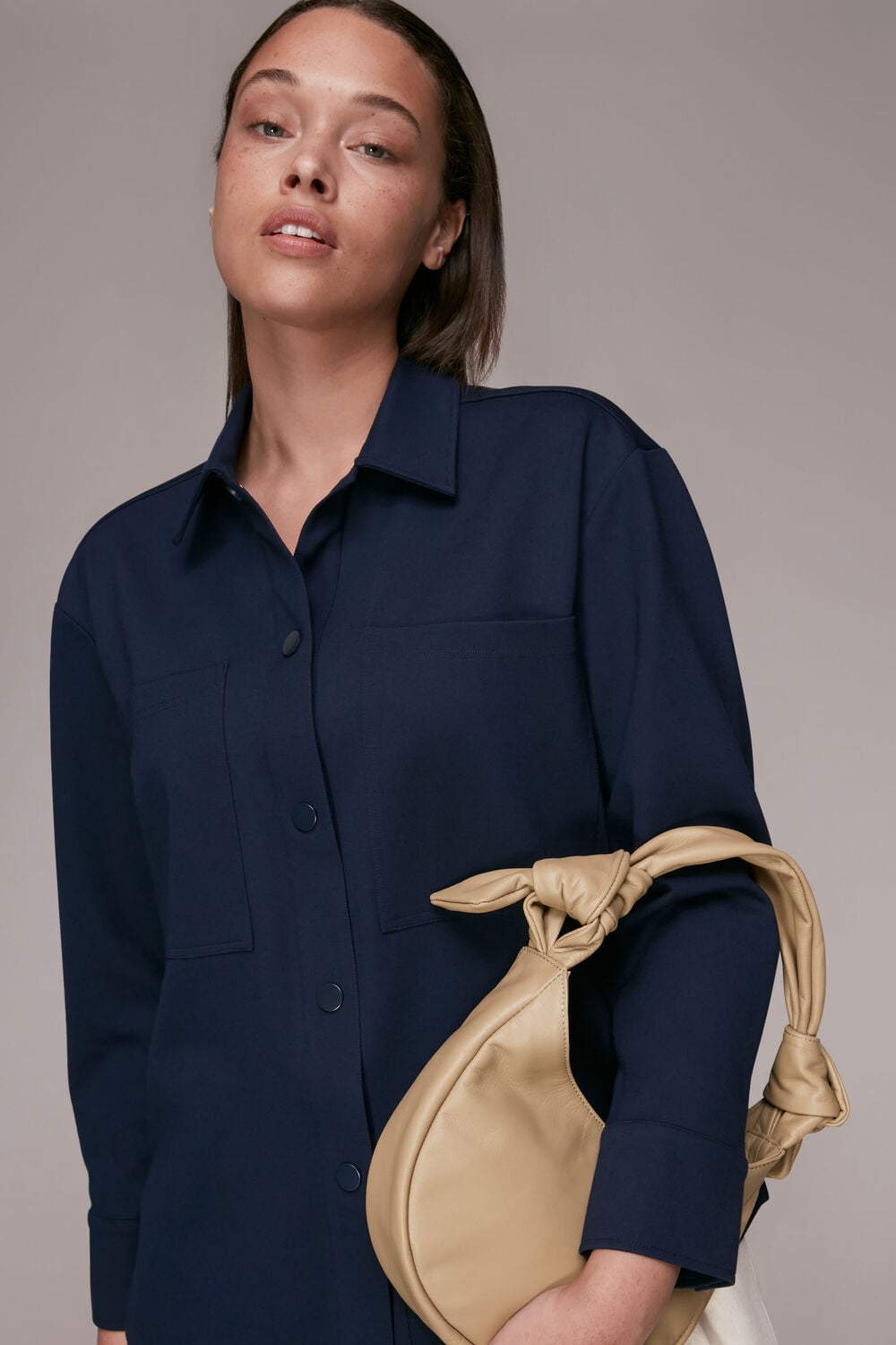 Linden Knotted Handle Bag