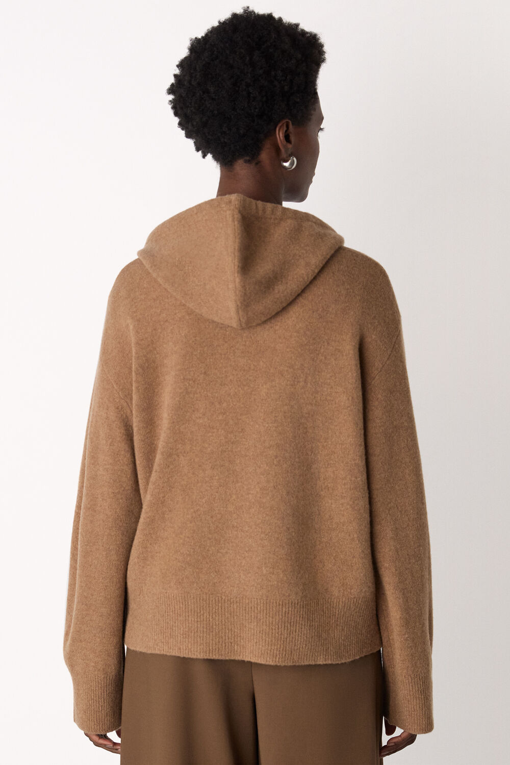 Wool Knitted Hoodie