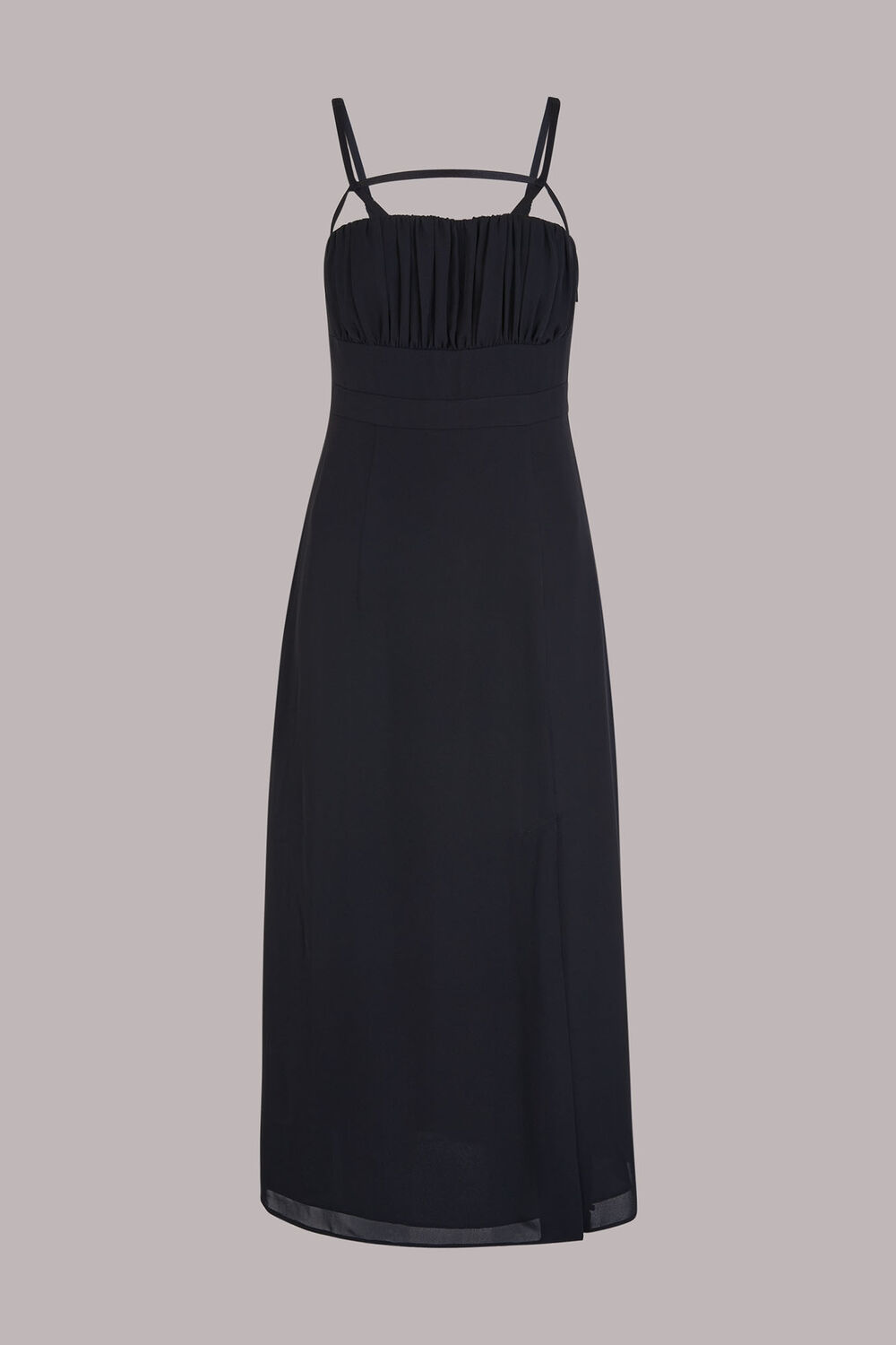 Silk Cut Out Detail Slip Dress