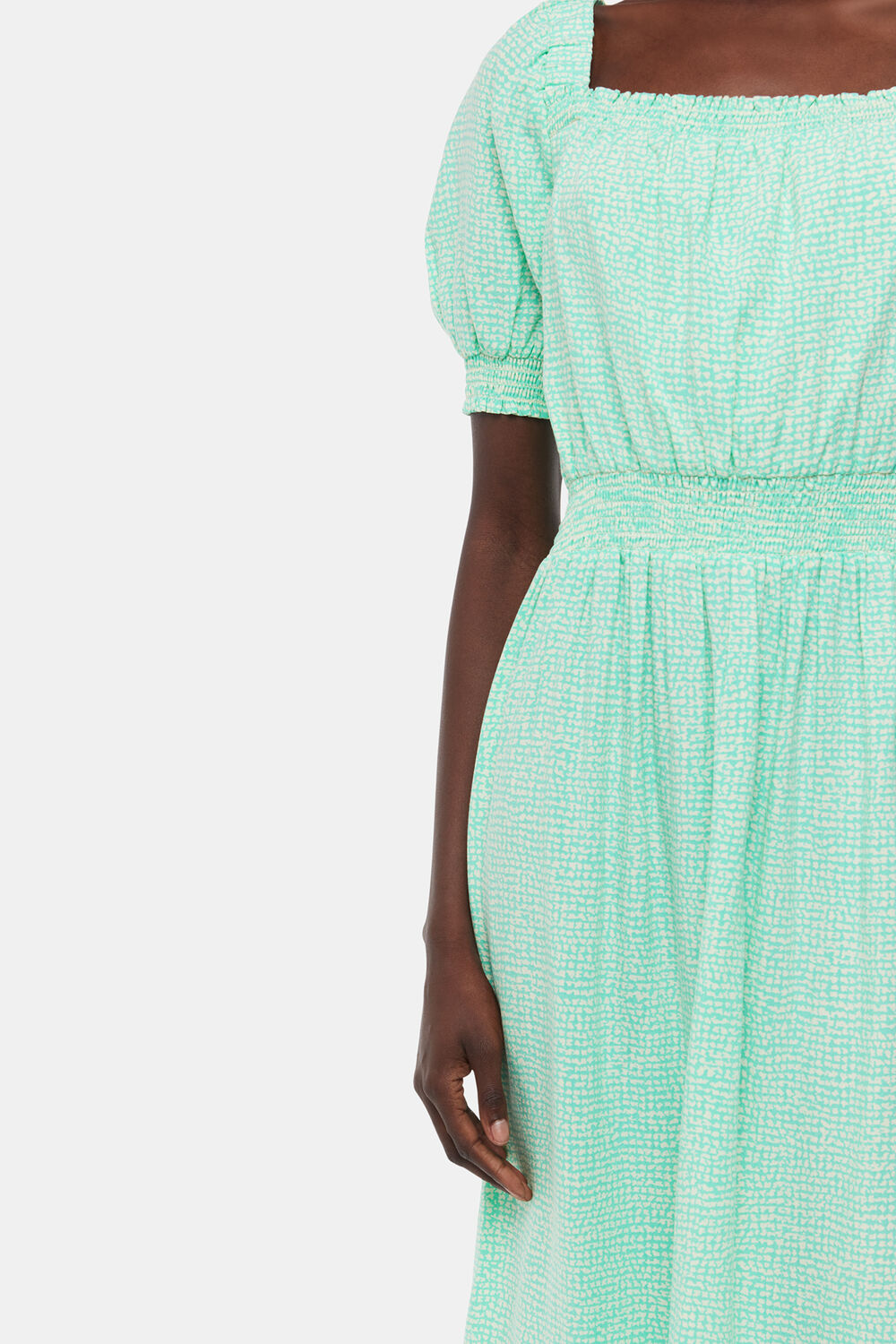 Scribble Check Dress