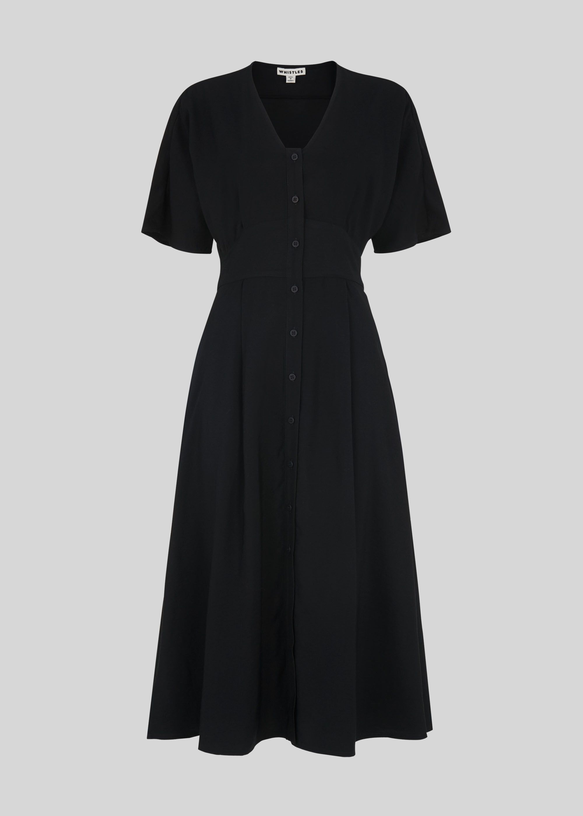 Whistles naya online button detail dress