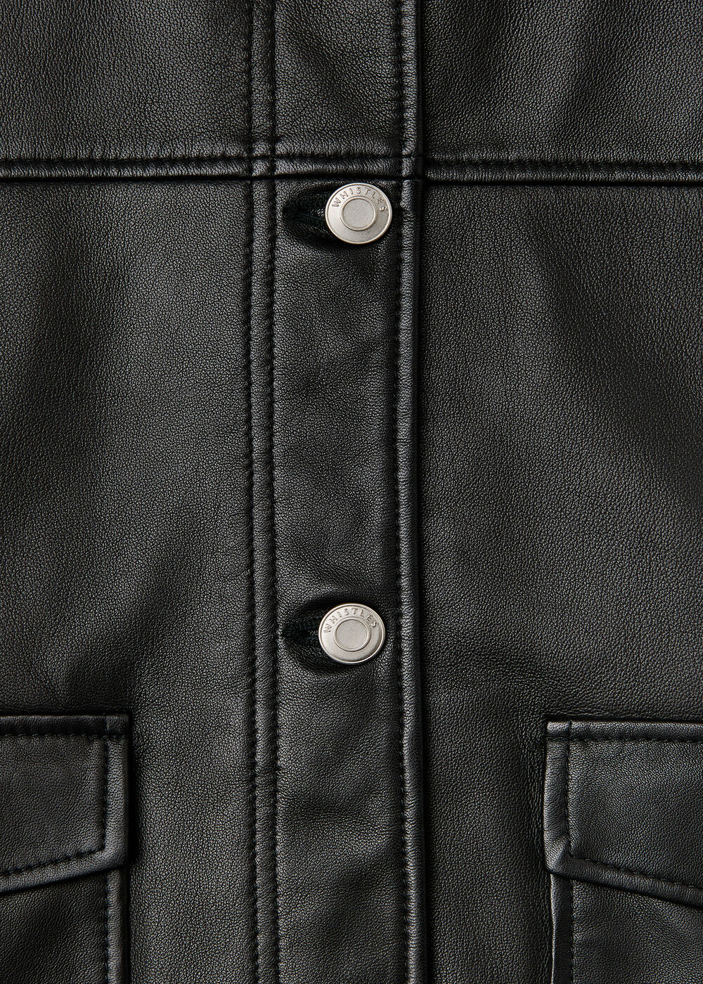 Natia Leather Western Jacket