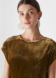 Mina Silk Mix Velvet Dress
