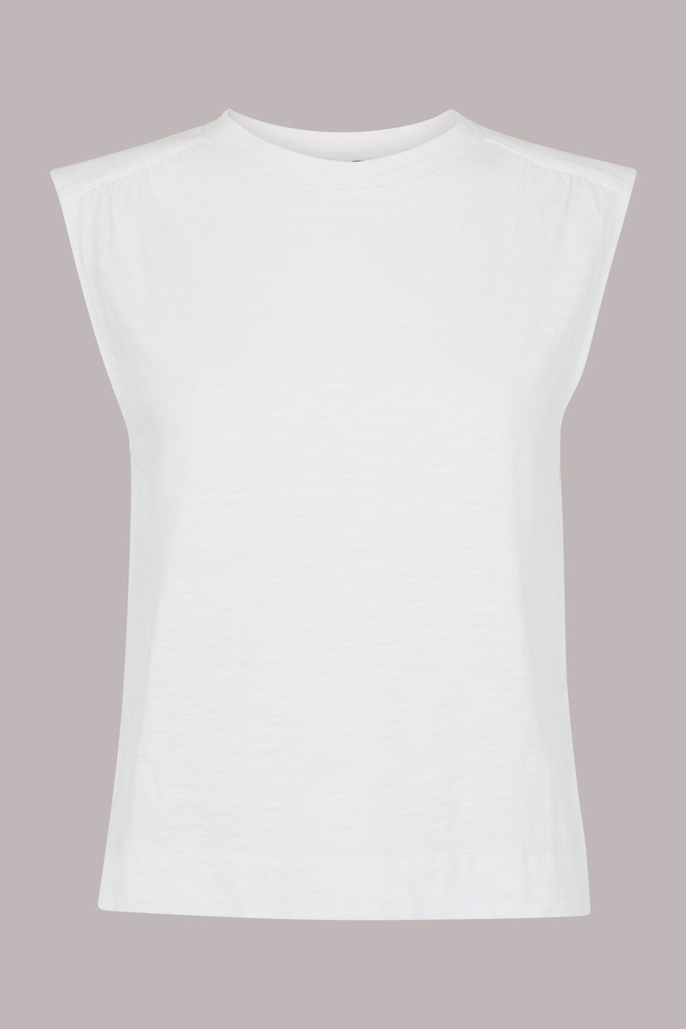 Gathered Shoulder Tank