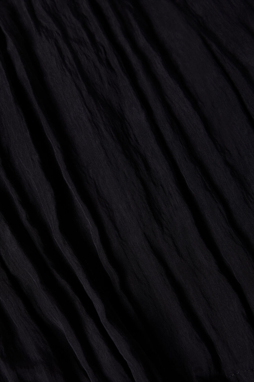 Black Balloon Tie Hem Trousers