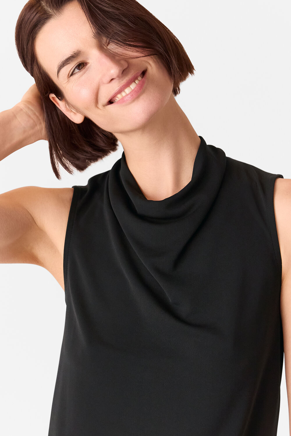 Cowl Neck Detail Top