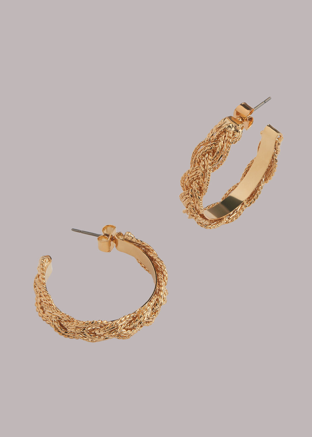 Plaited Hoop Earring