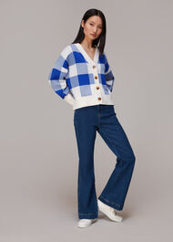 Suki Checked Cardigan