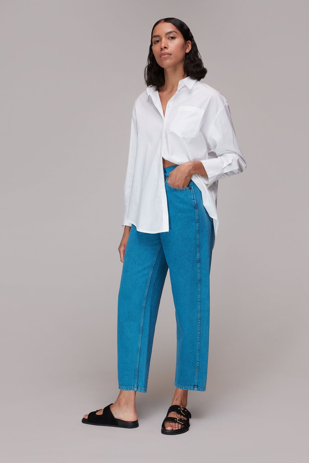 Blue Barrel Leg Authentic Jean