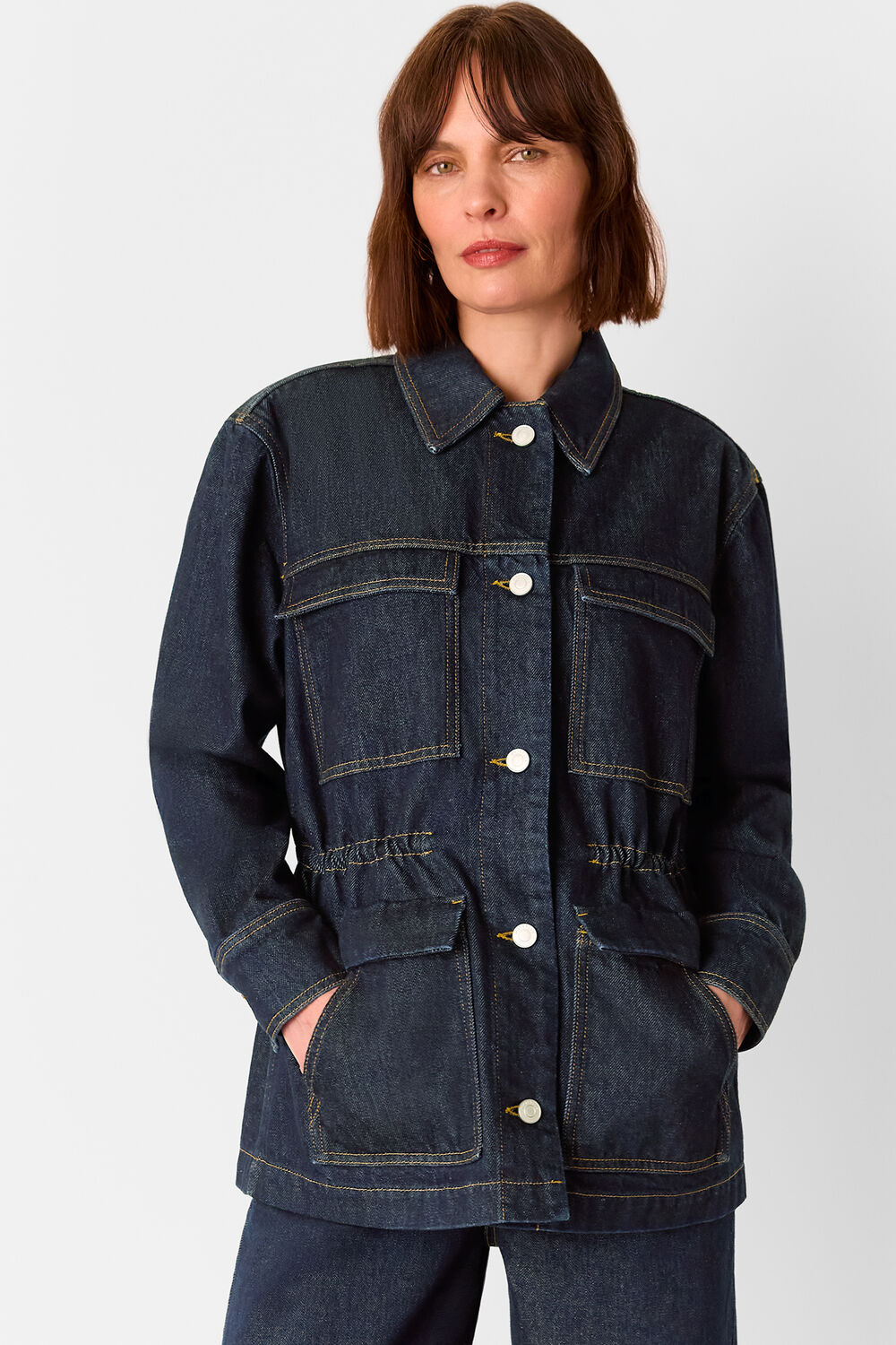 Drawstring Waist Jacket