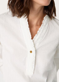 Textured Frill Shirt