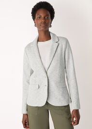 Slim Jersey Jacket Grey
