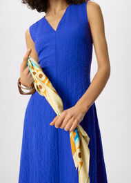 V Neck Textured Dress