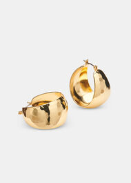 Textured Curved Earring