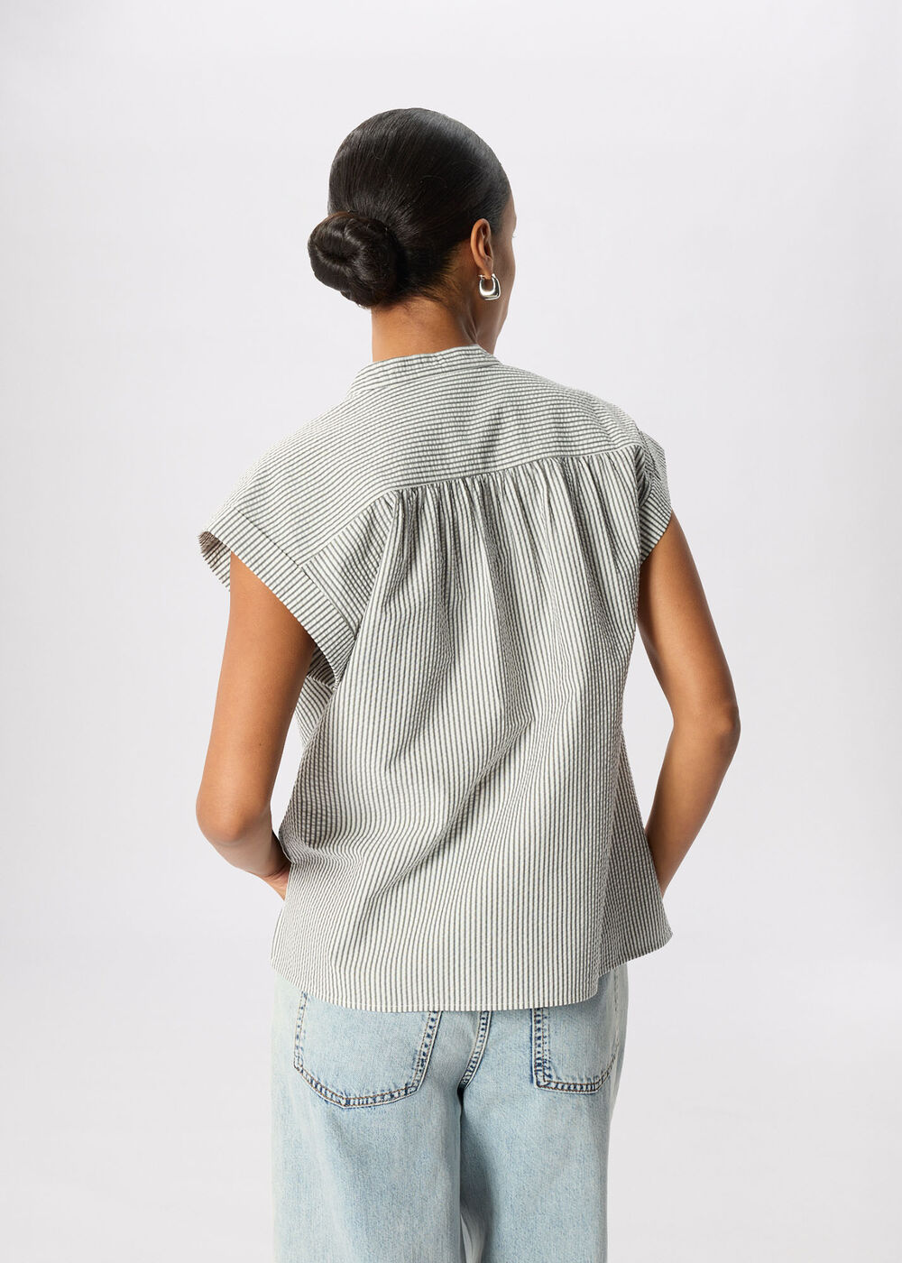 Seersucker Stripe Shirt