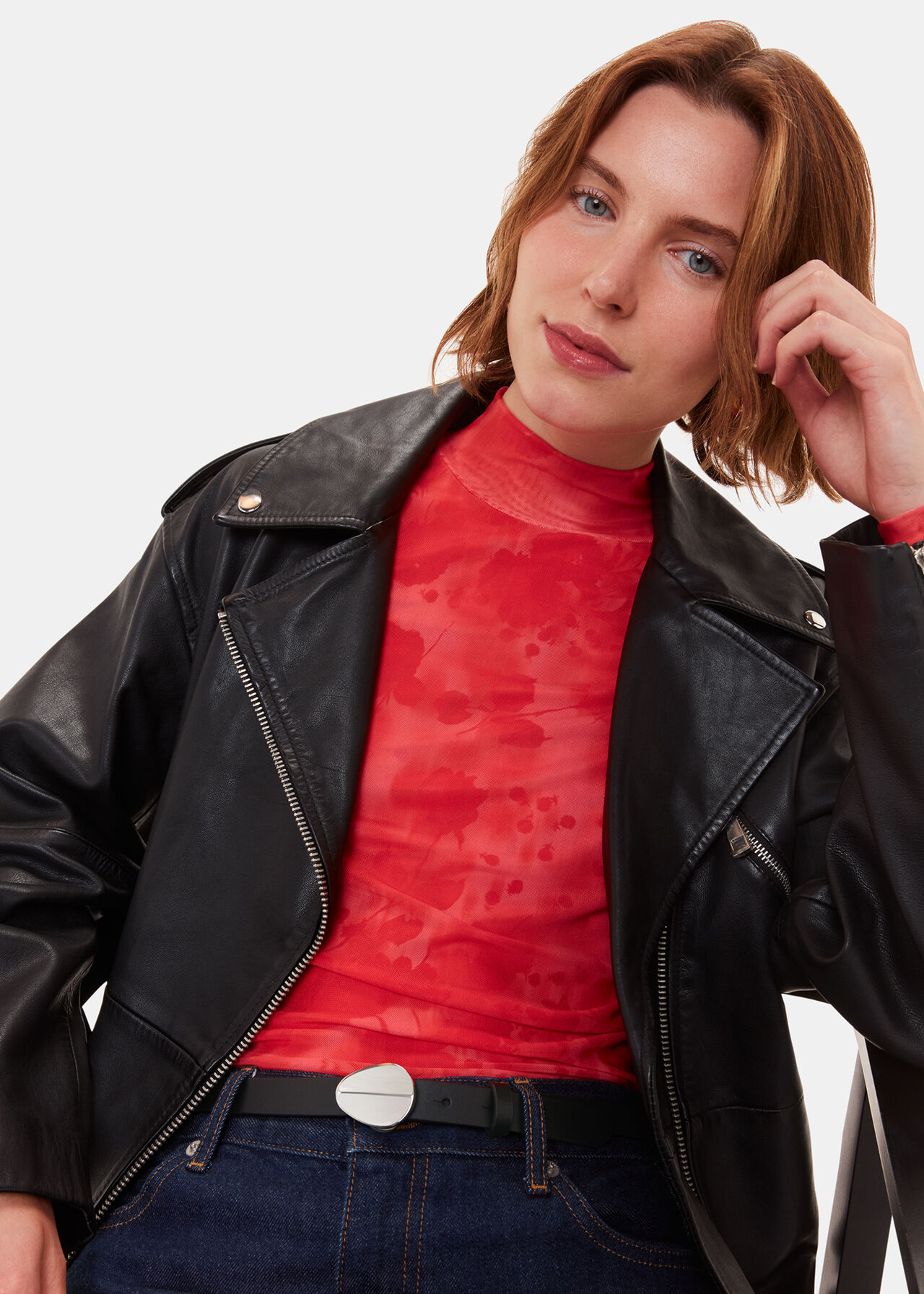 Oval Buckle Belt