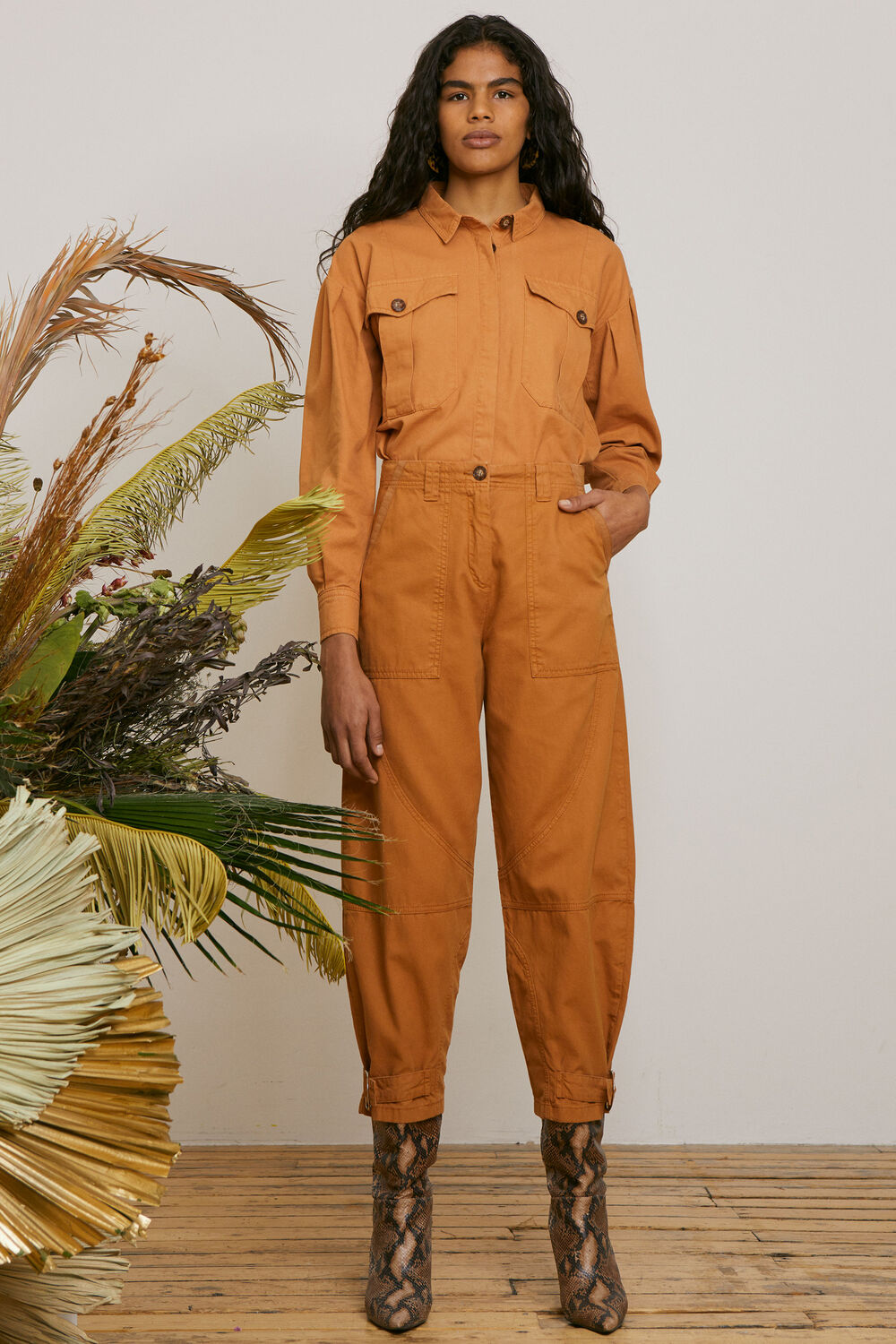 Cadi Utility Cargo Trouser Tobacco