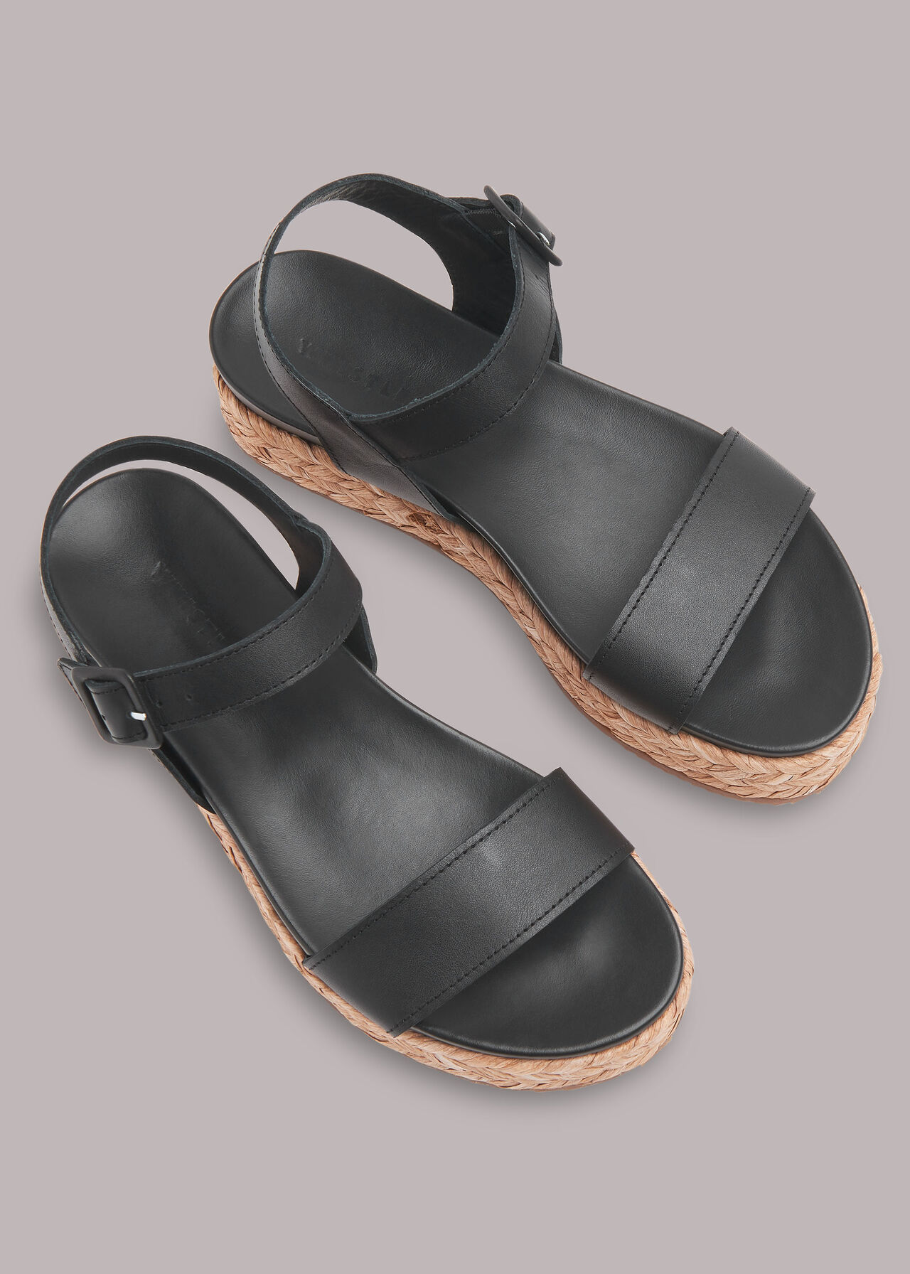 Ivie Raffia Flatform Sandal