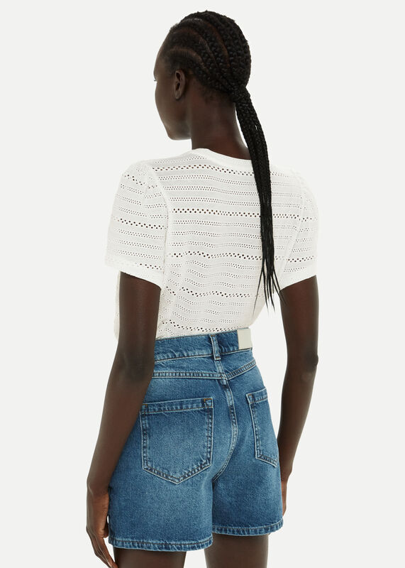 Ivory Broderie Top