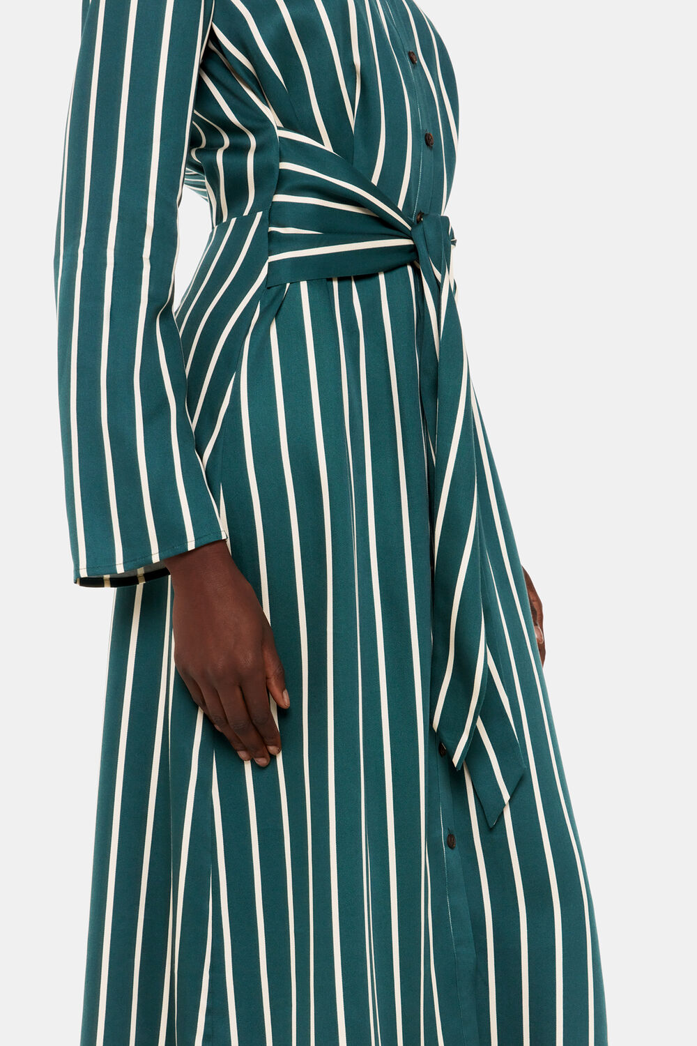 Alex Stripe Shirt Dress