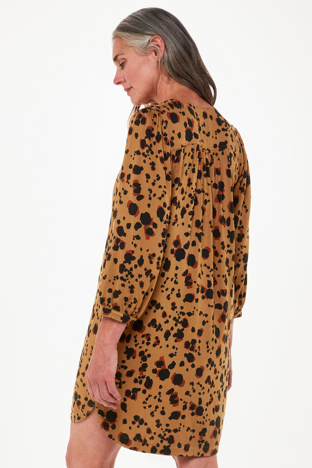 Striking Leopard Print Dress