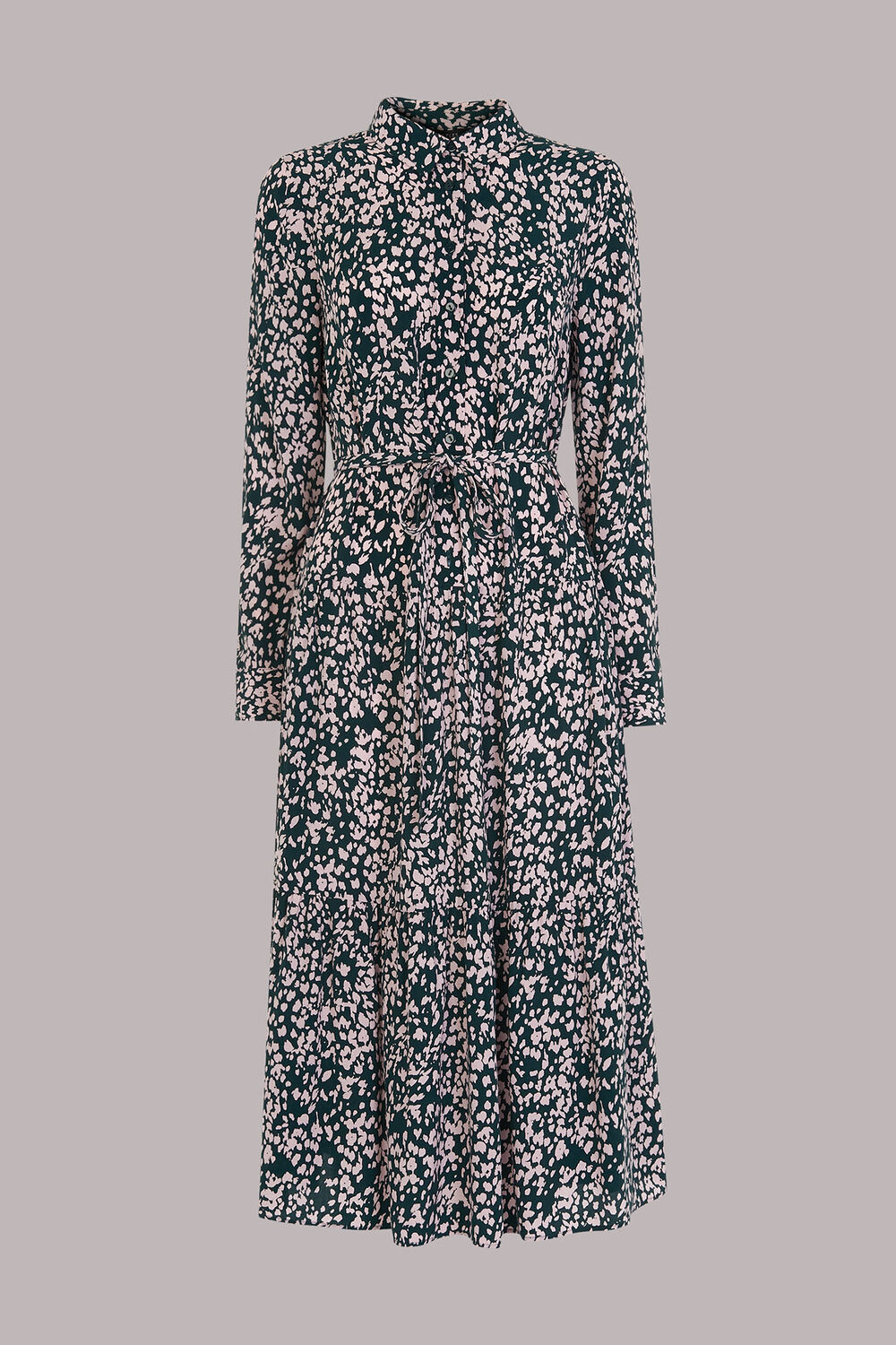 Dashed Animal Shirt Dress