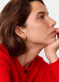 Rectangular Huggie Earring