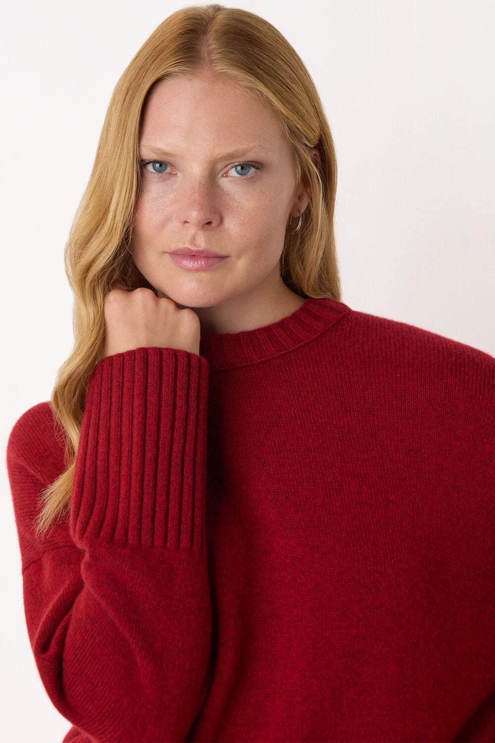Heavy Cashmere Crew Neck Knit