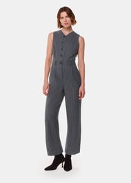 Pinstripe Jumpsuit
