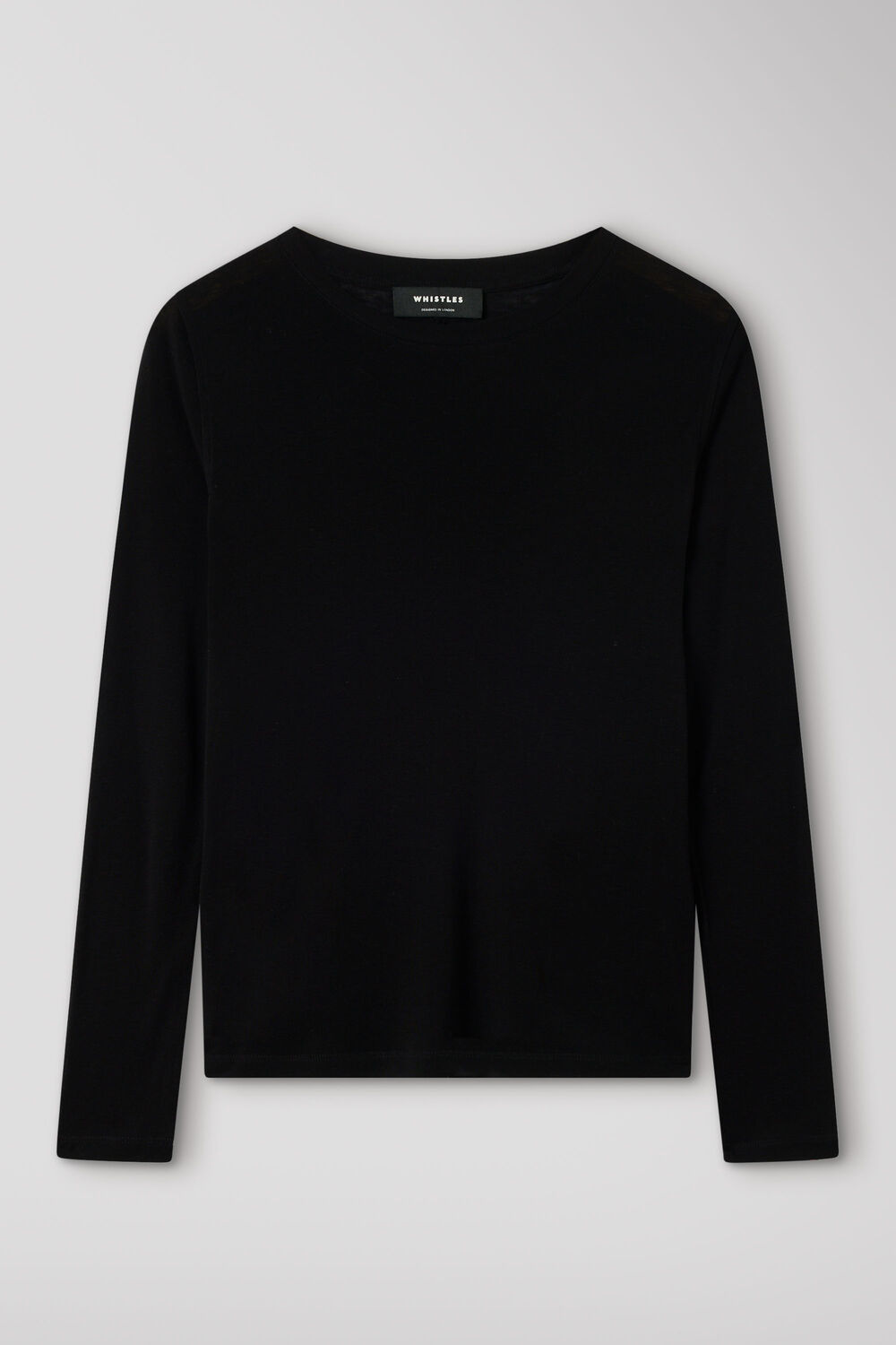 Wool Mix Jersey Crew Neck