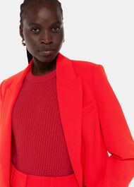 Boyfriend Crepe Blazer