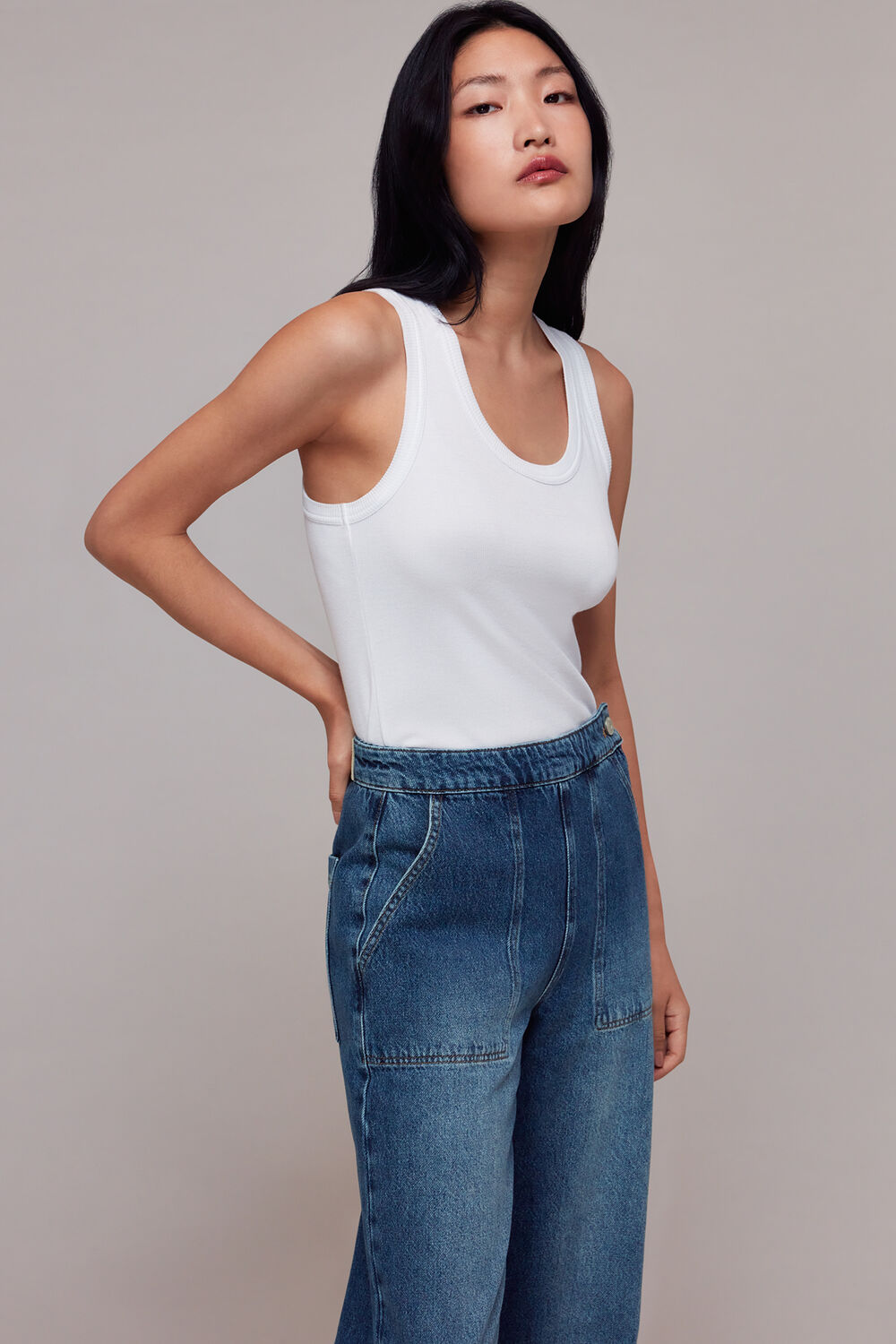 Authentic Side Zip Jean