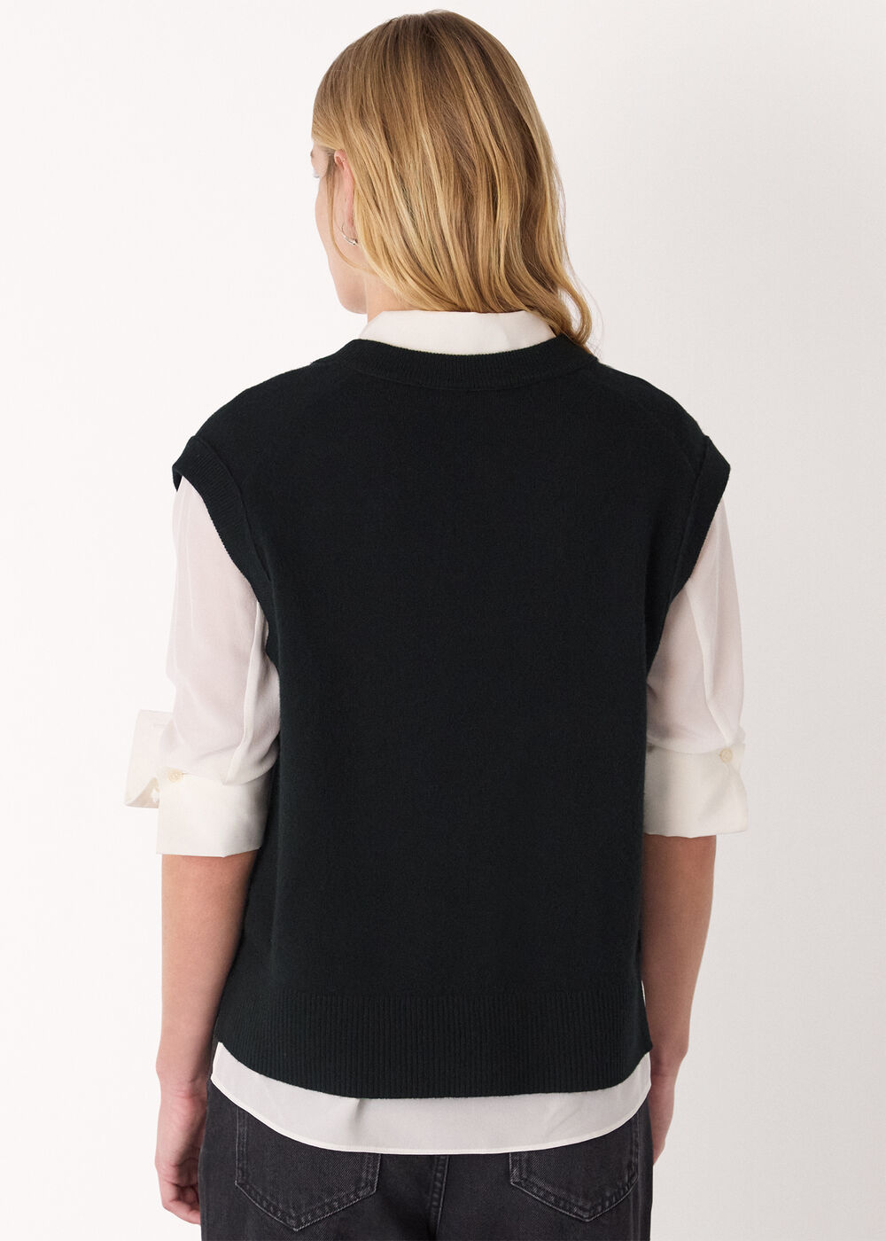 Wool V Neck Tank