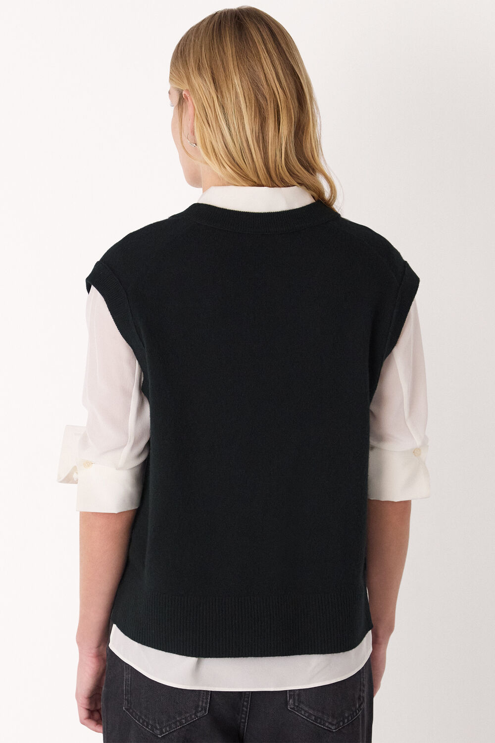 Wool V Neck Tank
