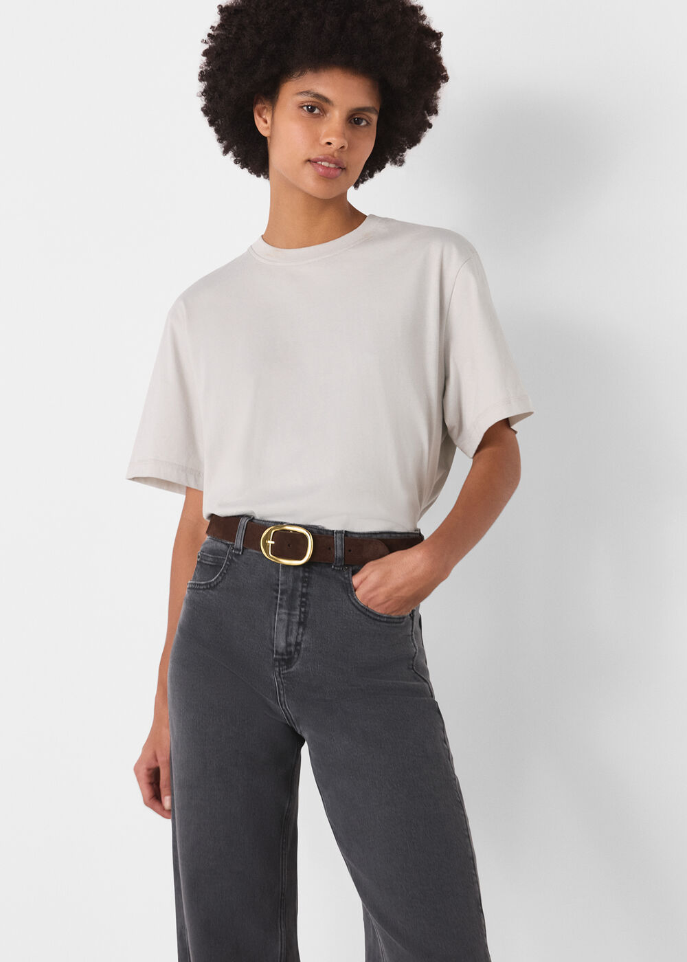 Stretch Barrel Leg Jean